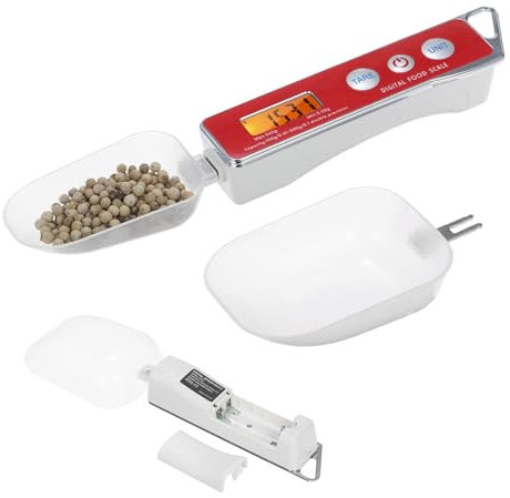 Retorno Cucchiaio dosatore elettronico - Cucchiaini dosatori Grammi | Cucchiaio per Bilancia Alimentare con Display accurato 500G/0,05G, misurino da Cucina per Chicchi di caffè, Latte, Farina