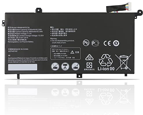 HB46K497ECW Laptop Akku für Huawei Matebook D 15 D15 2018 MateBook D 53010BAJ MateBook D 15-53010BAJ 15.6-inch MX150 PL-W19 MRC-W00 MRC-W10 MRC-WX0 MRC-W50 MRC-W60 MRC-W70 PL-W29 Notebook Battery