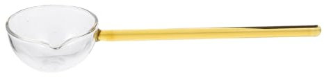 MAGICLULU Cuillère Verre Résistante Chaleur Pour Café Dessert Et Soupe Manche Long Confortable Cuillère à Mélanger Et Déjeuner Transparente Colorée