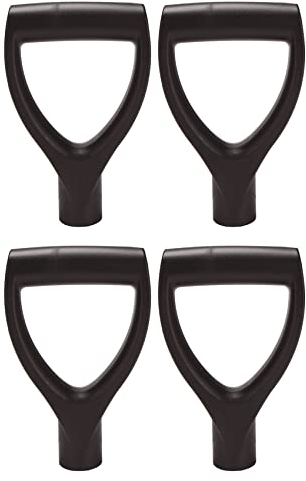 Flpeekash 4 StüCk D Griff Hand Schaufel Griff für Graben Schaufel ZurüCk Sparer Ersatz Rechen Rechen Garten Werkzeug Schnee RäUmung Garten GeräTe