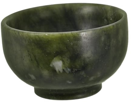 Ipetboom Ciotola Da Barba Uomo in Pietra Naturale Per Sapone Da Rasatura Piccola Ciotola Multiuso Antiscivolo Dal Design Semplice Per Uso Domestico e Barbiere