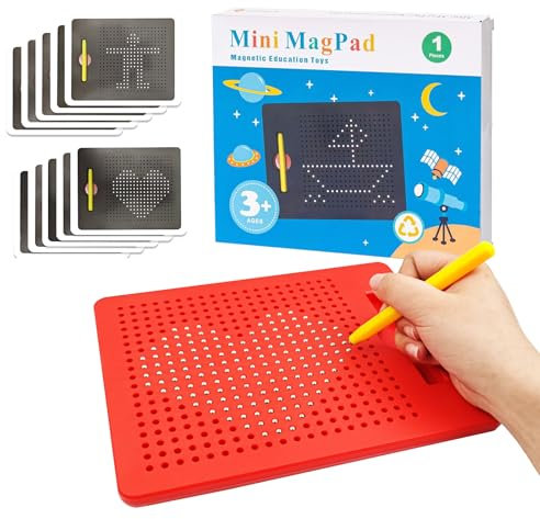 MIHURO Tablette Magnetique, Tablette Magnetique Enfant pour Enfants, Petites Planche À Dessin Magnétique avec Stylo, Jouet Éducatif Tableau Magnetique Enfant pour Dessiner, Gribouiller et Écrire