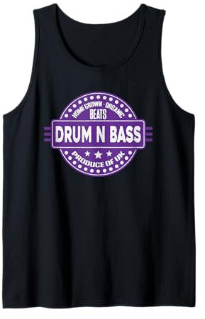 Drum N Bass DNB Shirt - The Retro Drum and Bass Tank Top