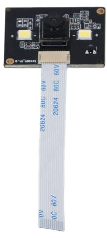 Barcode-Scanner-Modul, Leichter Integrierter USB-Scanner für Zugangskontrolle, 360°-Drehung, Handscanner mit Weißem LED-Licht für Selbstbedienungsautomaten, Liest Bildschirmcode,