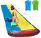 KBIBCK 15.7ft/480cm Water Slide, Lawn Water Slides for Kids with 2 Racing Lanes and 2 Body Boards, Slip and Slide Water Slide, Water Slide Mat, Double Slip Water Slide with Sprinkler for Kids, Adults