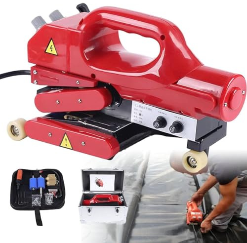 Drmoxin 800W Geomembrane Welding Machine,Automatic Film Welding Machine,Climbing Welding Machine, for Highways Tunnels Bridges Reservoirs