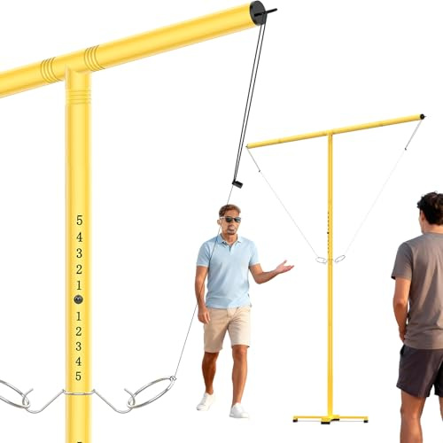 Ringwurfspiel, Giant Ring Toss Versus Game – Indoor & Outdoor | Metall | Einfache Montage | Wurfspiel für Erwachsene & Familien Garten & Partyspiel
