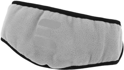 Beavorty Noise-Cancelling Sleep Ear Muffs with Adjustable Strap and Soft Blindfold, Soundproof Protective Ear Covers for Quiet Sleep, Travel and Dormitory Use, Unisex Gray