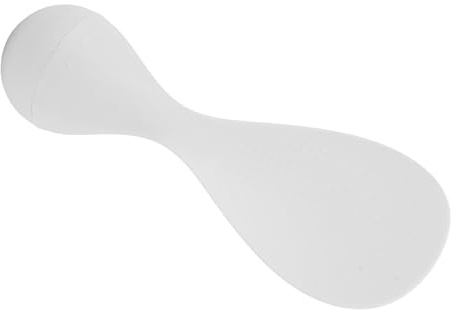 Fabater Spoon de Cuisinière de Voyage en Plastique Robuste, de Riz Debout à Chaleur pour le Nettoyage Facile, L'espace-cuisine Essentielle (WHITE)