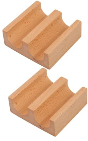 Homoyoyo 2 piezas Soporte de Madera para Sushi Doble Diseño Japonés Inspirado Erizo de Mar Exhibidor Elegante para Bandeja Resistente y Fácil de Limpiar para Restaurante y Hogar
