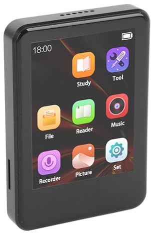 Bewinner Lecteur MP3 128 Go avec Bluetooth, Lecteur de Musique Numérique à écran Tactile de 2,8 Pouces, Appareil de Musique Portable à écran Tactile Complet avec Haut-Parleur, Radio FM,