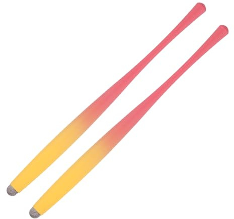 PATIKIL 2 Penne Stilo Slim Waist Penne Digitali Capacitive Giallo/Rosso | Ad Alta Sensibilità, Universali, Per Telefoni Tablet Laptop Schermi Touch, Per Schermi Touch