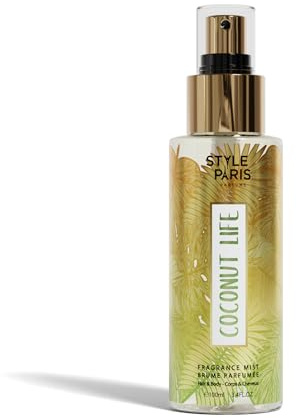 Style Paris Coconut Life Brume Parfumée, Cheveux et Corps, 100ml