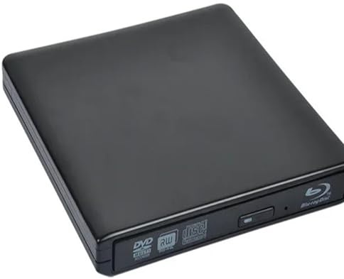 Blu-Ray-brännare USB3.0 Extern optisk DVD-enhet Inspelare 3D Blu-Ray-spelare Writer Reader(Zwart,4K playback)