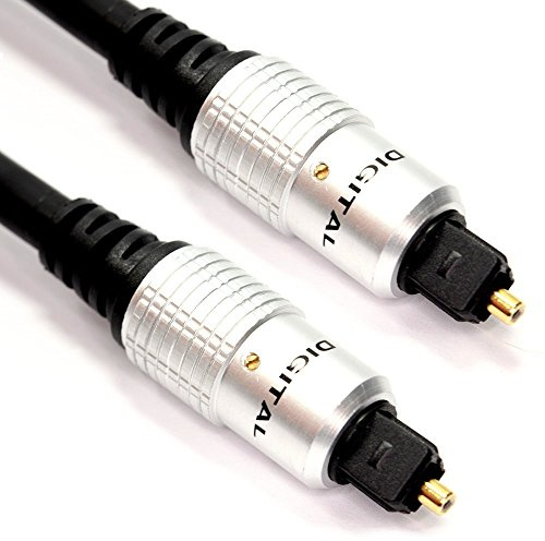 Consoletronic 2m Long Digital Optical Tos link Toslink Cable for - SAMSUNG HW-J6000 6.1 Wireless Curved Sound Bar