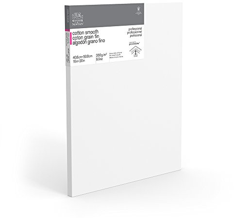 Winsor & Newton 16 x 20-Inch Professional Cotton Smooth Canvas (Pack of 1)