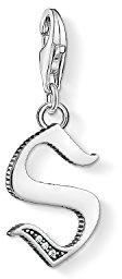 Thomas Sabo Damen Charm-Anhänger J Buchstabe Charm Club 925 Sterling Silber 1590-643-21