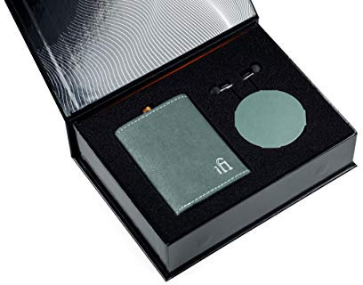 iFi hip-dac - Portable Balanced DAC/AMP Headphone Amplifier for Android, iPhone with USB Input/Outputs: 3.5mm Unbalanced / 4.4mm Balanced [with Protective Case & Final E3000 Headphones]