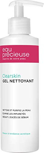 Eau Précieuse - Gel Nettoyant Clearskin - Nettoie et purifie la peau - Élimine les Impuretés - Réduit l'Excès de Sébum - Soin pour peaux à tendance acnéique - 200 ml