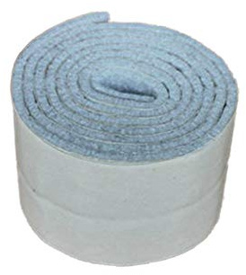 10 cm x 3 mm x 1 m per rotolo di mobili, feltrini per mobili, tappetino per divano, sedia, scrivania, legno (bianco)