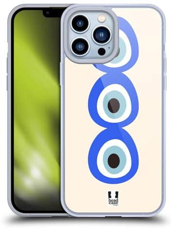 Head Case Designs Pila Mal de Ojo Carcasa de Gel de Silicona Compatible con Apple iPhone 13 Pro MAX