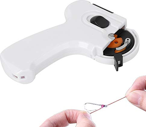 Ausla Elektrische Hakenbindegerät, Tragbare Automatische Angelschnur Angelhaken Tier Automatische Maschine Angelzubehör | Automatische Angelschnur Binder, PC/ABS, AAA Batterien