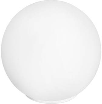 Tischleuchte Kugel - 1 flammige Bodenlampe Glaskugel Weiß satiniert Ø 35cm