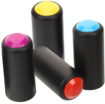 Mikinona 4stücke Kunststoff Mikrofon Batterie Abdeckungen Schraubkappen Kompatibel Für Drahtlose Mikrofone