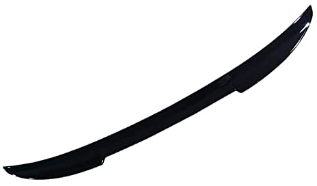 WAEYZ Coche Alerón Trasero para Seat Exeo Sedan/Toledo Sedan NH 5P 1H 1L, Maletero Trasero Spoiler Wing Lip, Coche Decoración Accesorios,Gloss Black