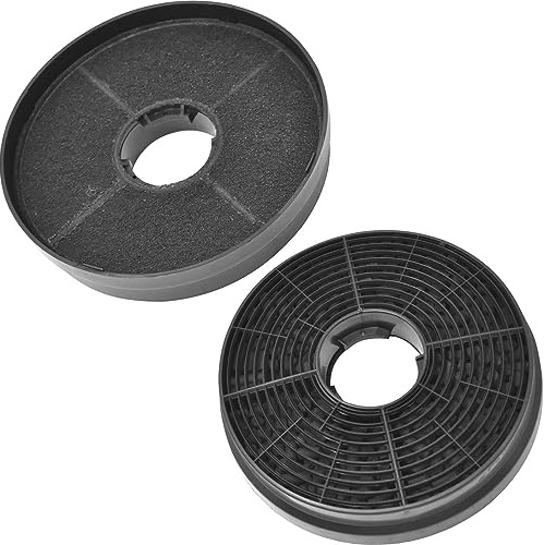 SPARES2GO Carbon Filter compatible with Cookology CF100 Cooker Hood Extractor Vent Fan (Pack of 2)