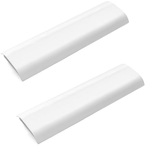 Sarini Fermacavi autoadesivi per Cavi da Parete, Canale di Copertura Cavi verniciabile, Sistema Anti-arrampicamento, nascondicavo per Nascondere i Cavi, Montaggio a Parete, Filo TV, Bianco