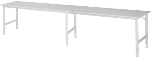 RAU Arbeitstisch Tom höhenverstellbar, B4000xT800xH760-1080mm, M-Platte-22mm