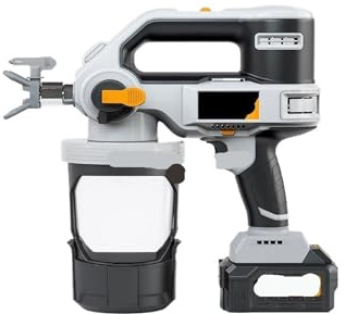 Pistola a Spruzzo, Piccola pistola elettrica airless for verniciatura a spruzzo, alimentata a batteria al litio for rivestimenti di vernice al lattice