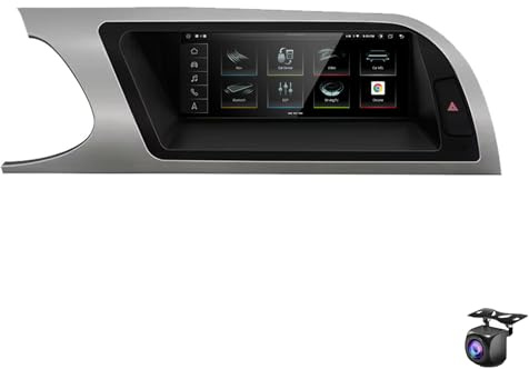 8-Core 8.8 inch Car Stereo for A4 RS4 B8 2009-2016 Radio Bluetooth Sat Nav Wireless CarPlay Android Auto WiFi SWC DAB+ DSP DVR IPS Screen Head Unit Mirrorlink Canbus(Size:8 CORE 2+32G,Color:Low)