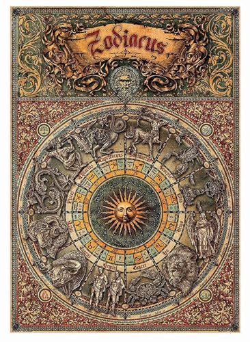 Educa - Puzzle 1000 pezzi Zodiac | Puzzle astrologia | Misura 48x68 cm | Include colla Fix | Per adulti 14+ (17996)