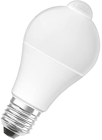 Osram Ampoule LED, Culot: E27, Blanc chaud, 2700 K, 11 W, équivalent à 75 W, LED STAR MOTION SENSOR CLASSIC A