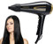 BEPER P301ASC001 Phon Professionale con Motore AC - Phon Capelli 2200 Watt, 3 Temperature e 2 Velocità, Concentratore Incluso Nero E Oro