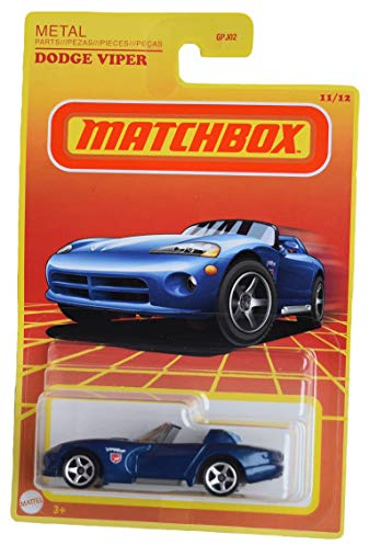 Matchbox Dodge Viper, Auto, Metallfahrzeug, Kind, Blau, 11/12