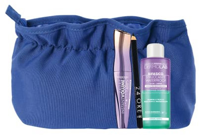 DEBORAH Kit Pochette N.02 Mascara 24Ore Instant Volume Up to The Stars + Matita Occhi + Struccante Bifasico