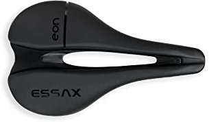 ESSAX EON Anti-Prostata-Straßen-MTB-Fahrradsattel – EON-Modell, geeignet für Berg-Triathlon, Straße, Männer, Frauen, Unisex, leicht für optimale Leistung- Stahl