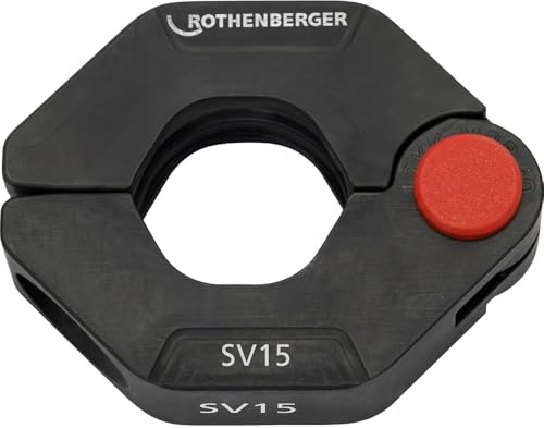 ROTHENBERGER Anillo de prensado, contorno de mordazas de presión SV, diámetro de 15 mm de diámetro | 1000003874 | Anillo de presión, sistemas de tuberías, prensas, prensa de herramientas industriales