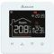 SALCAR Termostato Calefaccion WiFi para Calefacción por Suelo Radiante Eléctrico 16A, Pantalla Táctil LCD Programable Termostato de Ambiente Compatible con Amazon Alexa & Google Assistant, Blanco