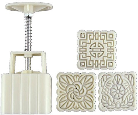 Moon Cake Mooncake Decoration Mould Hand-Pressure ABS Material Moon Cake MoldBiscuit Mold 100g/707