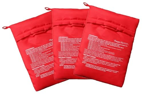 HIOQFR 4pcs Bolsa Patatas Microondas Bolsa de Papa para Microondas Saco Patatas Cocina Cocer Patatas Microondas Bolsa para Asar Patatas Bolsas Patatas Asadas Reutilizable Potato Express Bag Microwave