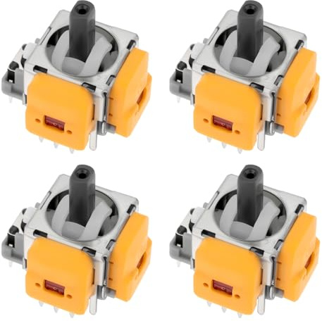 YINETTECH 4pcs Joysticks de Rechange pour Console de Jeu à Effet Hall Compatible avec PlayStation 5 Le Contrôleur Capteur Analogique 3D Module de Levier de Doigt
