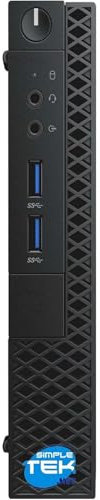 SIMPLETEK - Mini PC 3050 Tiny Micro | i5 | Windows 10 Pro | SSD 240 Go | RAM 4 Go | HDMI | DisplayPort (reconditionné)