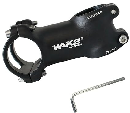 TRKIMAL Attacco manubrio da 31,8, 35 mm/45 mm/60 mm/70 mm/80 mm/90 mm/100 mm, 7 gradi, per bici da corsa, mountain bike, MTB, BMX, ciclismo, bicicletta (70 mm)