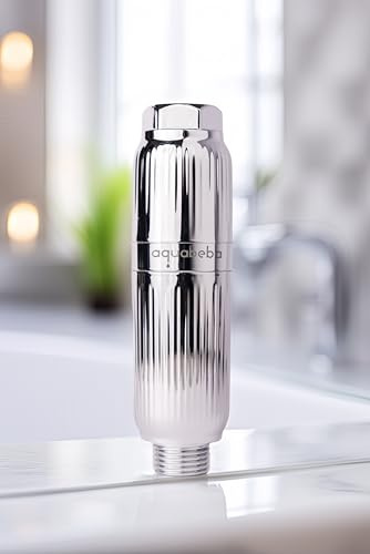 Aquafilter Ducha Chrome – Filtro de ducha con 7 etapas | Elimina cloro, metales pesados, virus y microplásticos | Mejora la salud de piel y cabello | Instalación fácil