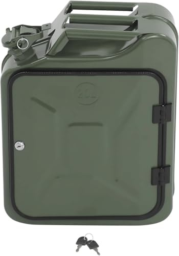 QYMLSH Jerry Whisky-Barschrank – Tragbare Minibar Aus Metall – Zur Aufbewahrung Von Spirituosen, Gläsern Und Flaschen | Ideal Für Wohnmobile Und Camping (38 * 43 * 17cm)