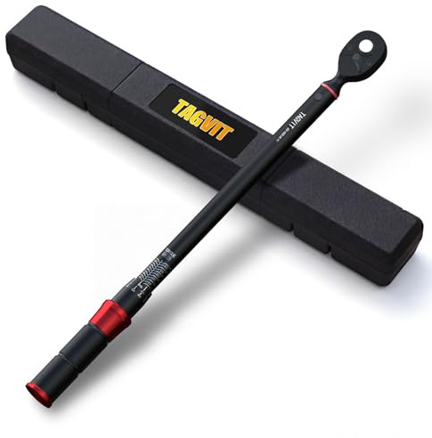 TAGVIT Chiave Dinamometrica 3/4 100-600 Nm, Chiave Torque Alta Precisione ±3%, Chiave a Cricchetto per Manutenzione Auto Camion, Officina Meccanica, con Custodia Rigida
